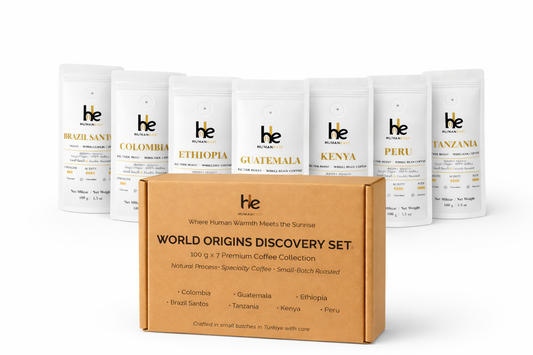Humaneast · 7 Ülke, 7 Karakter – Filtre Kahve Deneyim Seti (7 × 100 g)