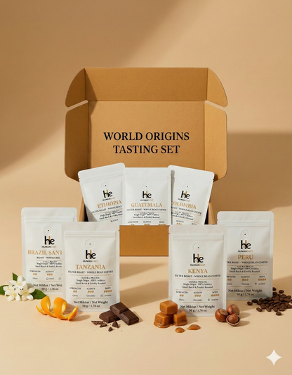 Humaneast · 7 Ülke, 7 Karakter Filtre Kahve Hediye Seti