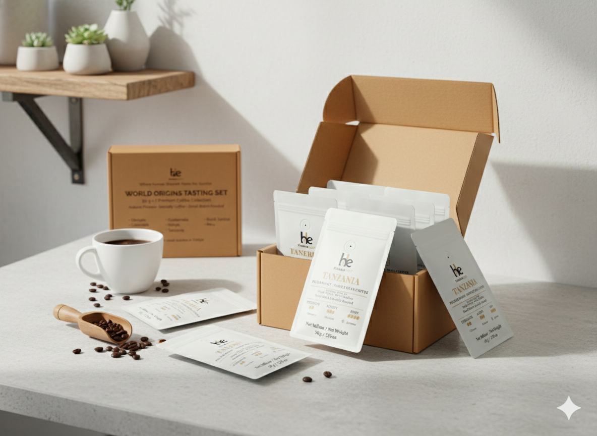 Humaneast · 7 Ülke, 7 Karakter Filtre Kahve Hediye Seti