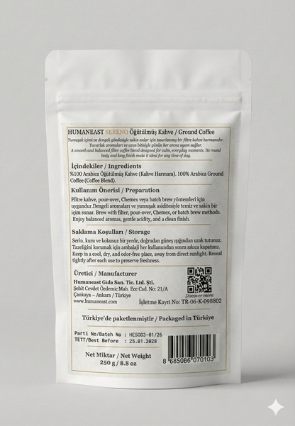 Humaneast Sereno – Filtre Harmanı